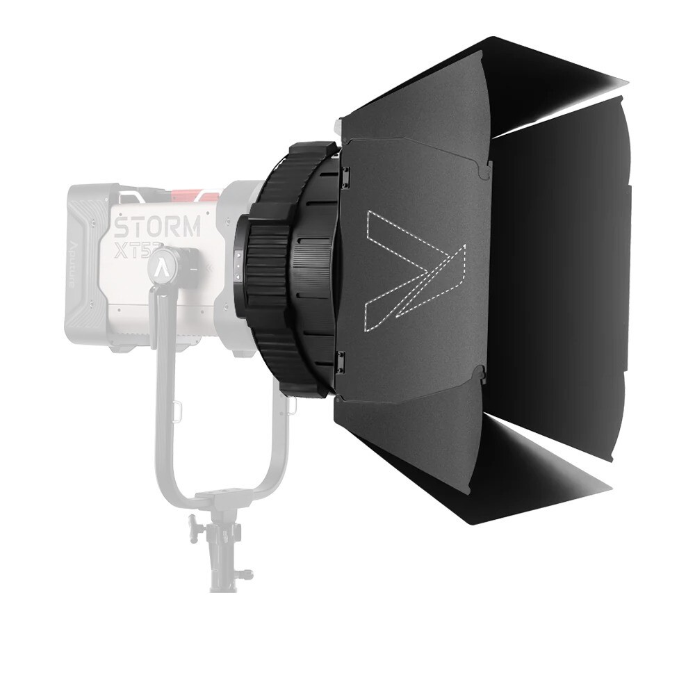 Aputure Storm XT52 Motorized CF16 Fresnel + Barn Doors Kit